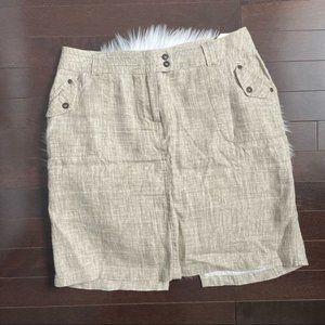 Saint James linen skirt